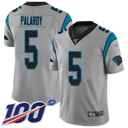 Carolina Panthers Limited Silver Men Michael Palardy Jersey NFL Football #5 100th Season Inverted Legend->women nfl jersey->Women Jersey